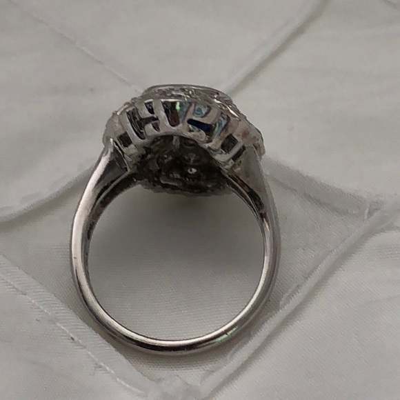 Nolan Miller Silver and Blue Ring - Picture 6 of 8